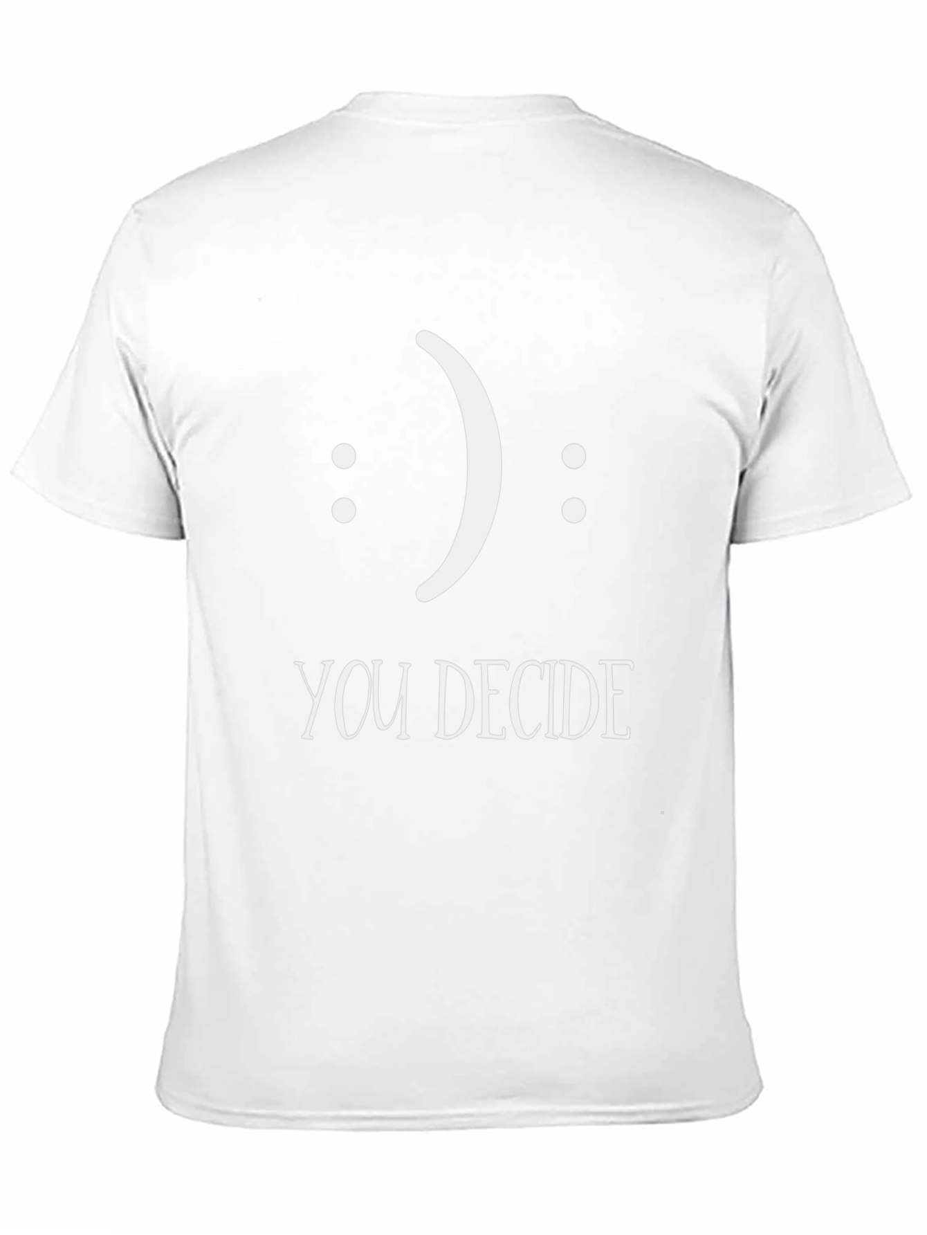 Decide Your Mood Black Graphic Tee