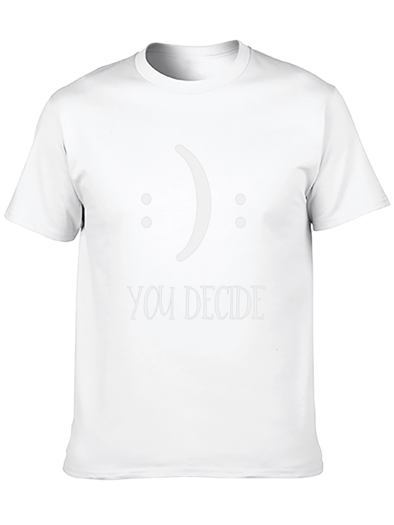 Decide Your Mood Black Graphic Tee