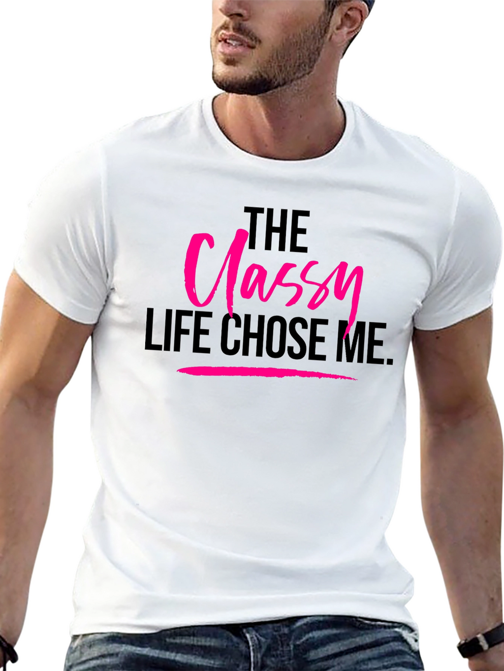 The Classy Life Graphic Tee - Chic & Stylish