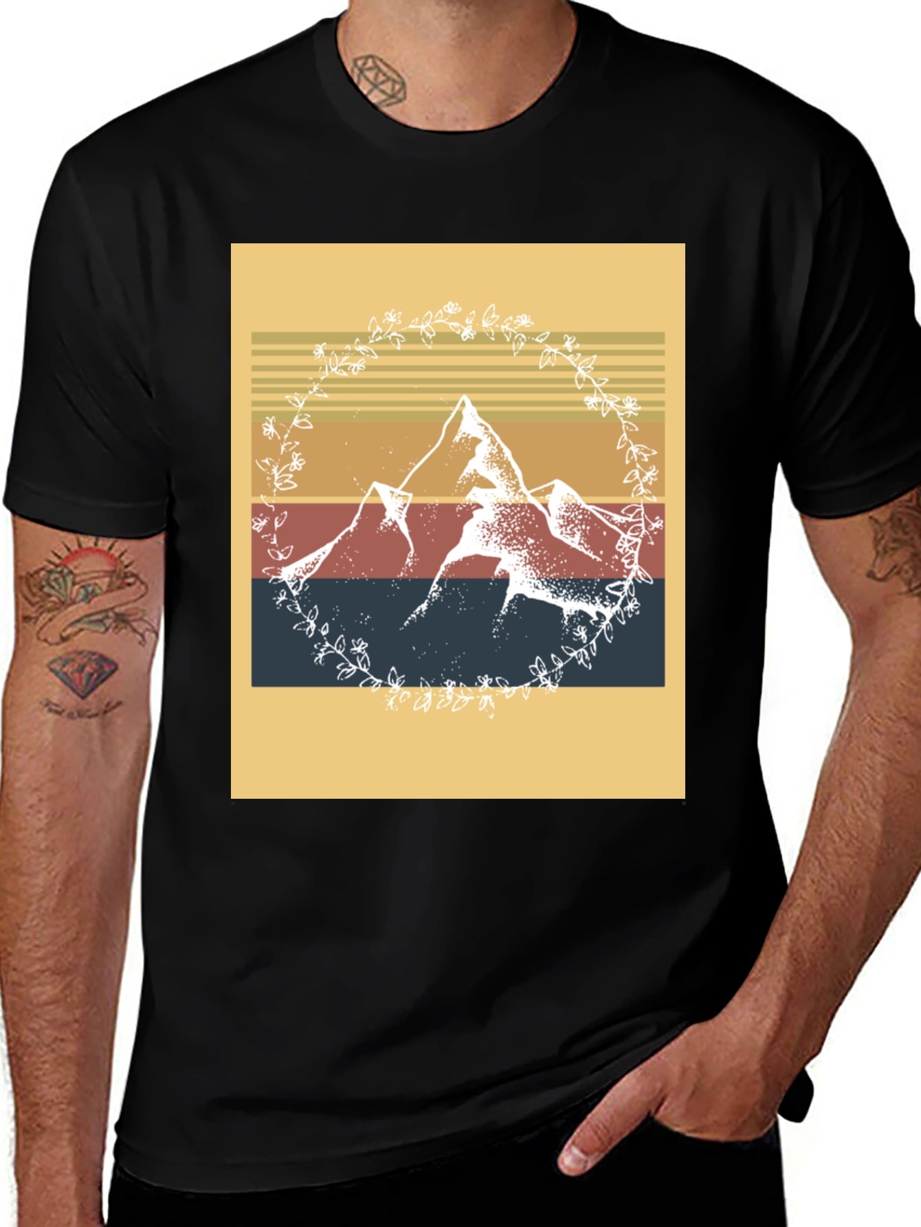 Mountain Graphic Tee - Nature Adventure T-Shirt