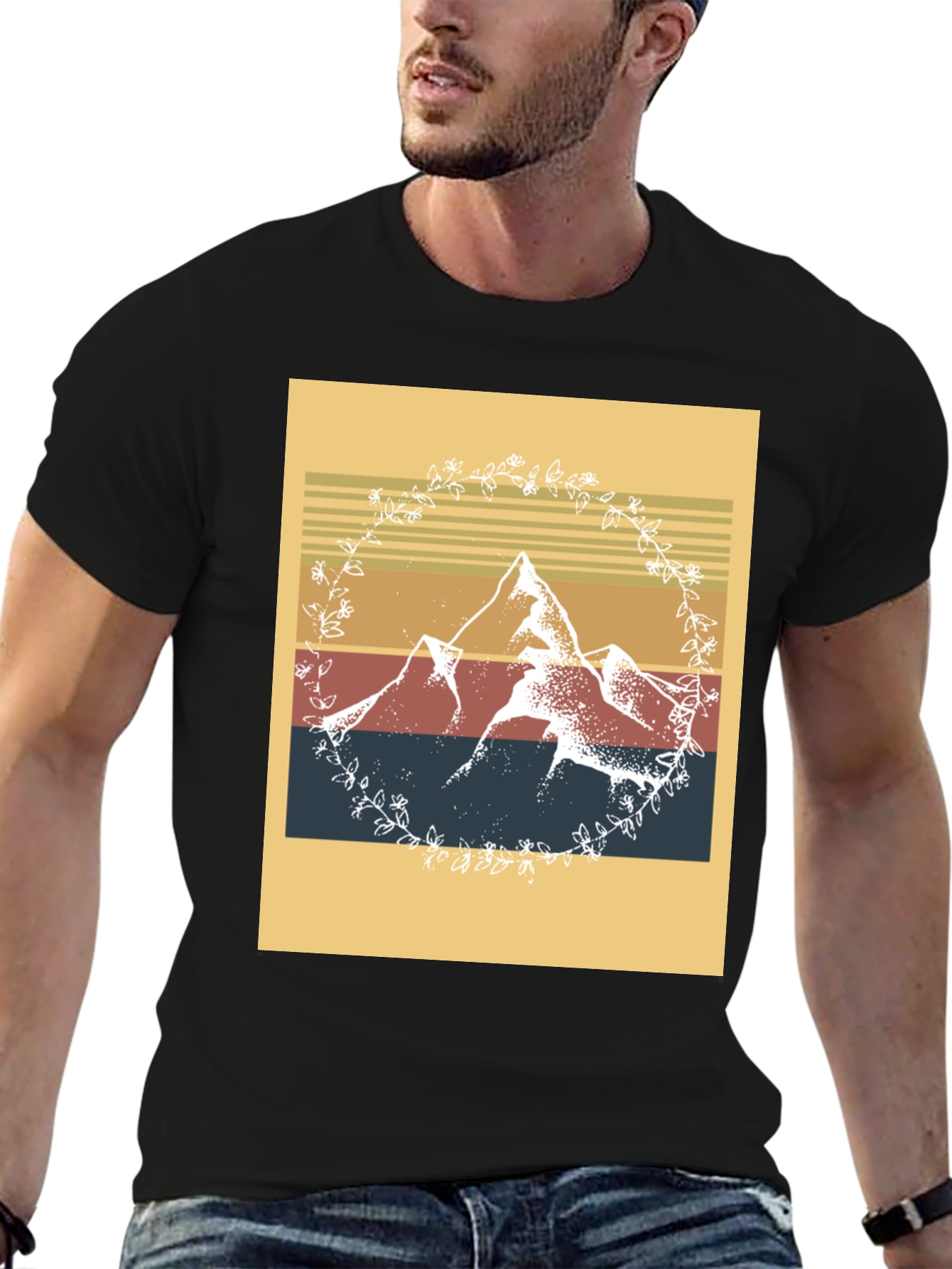 Mountain Graphic Tee - Nature Adventure T-Shirt