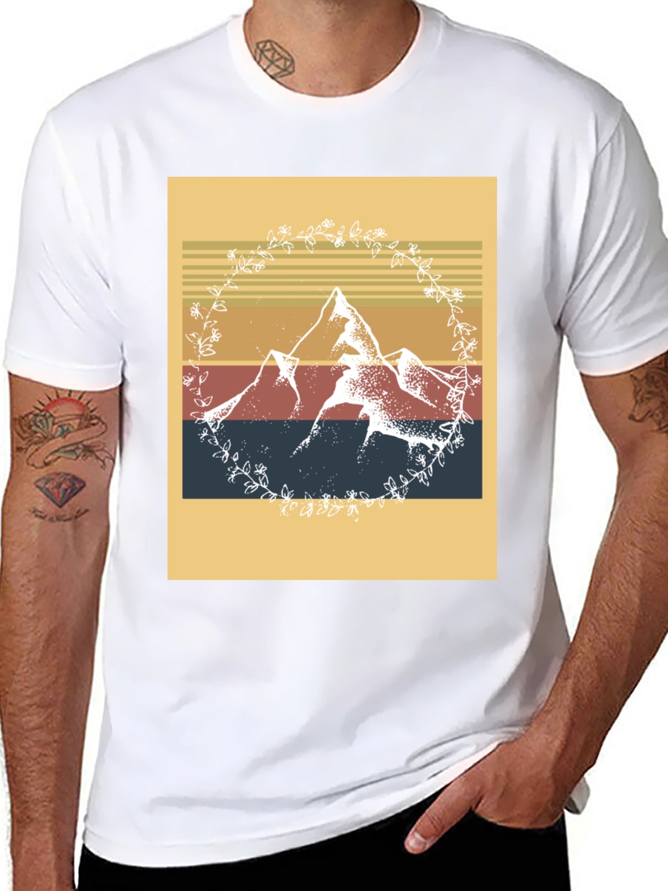 Mountain Graphic Tee - Nature Adventure T-Shirt