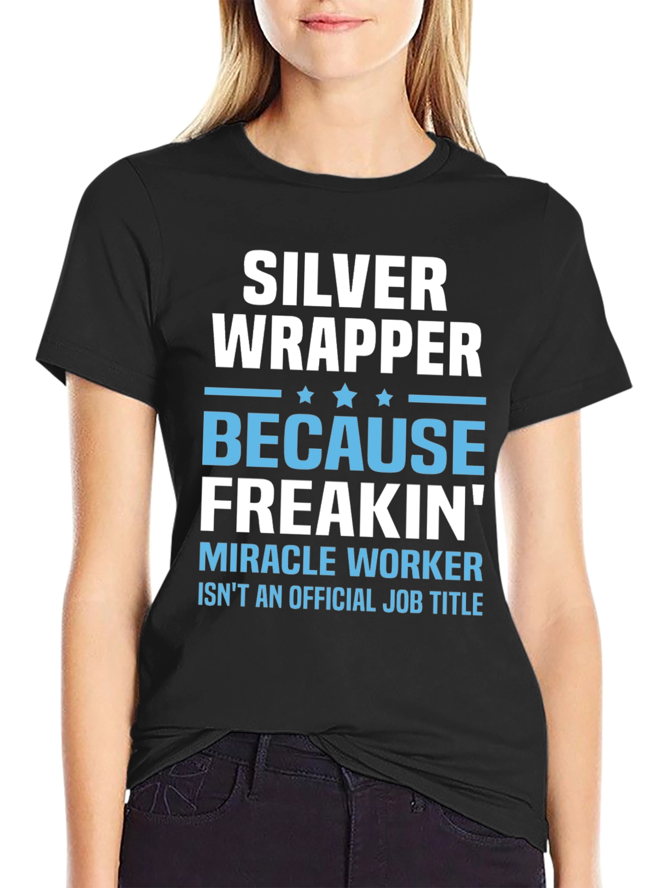 Silver Wrapper T-Shirt - Miracle Worker Tee