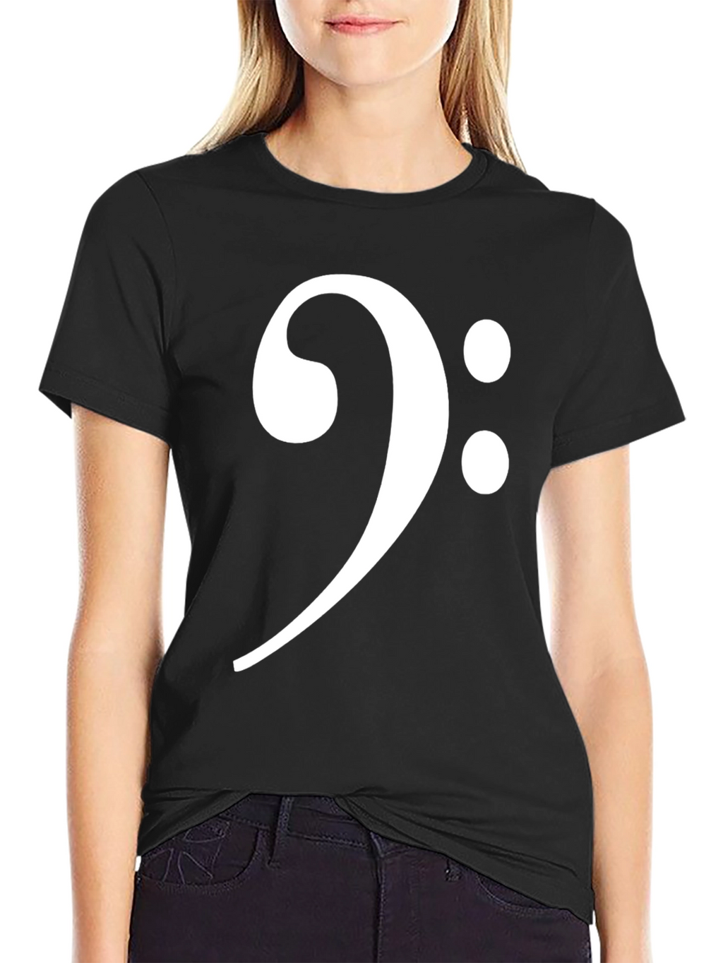 Bass Clef Graphic Tee - Musical T-Shirt