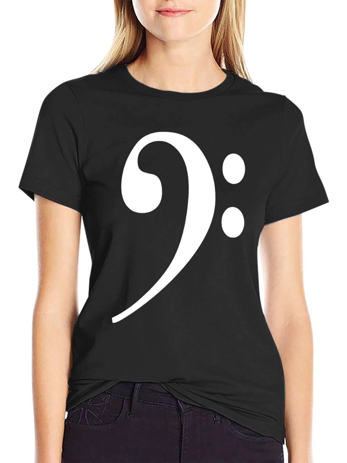 Bass Clef Graphic Tee - Musical T-Shirt