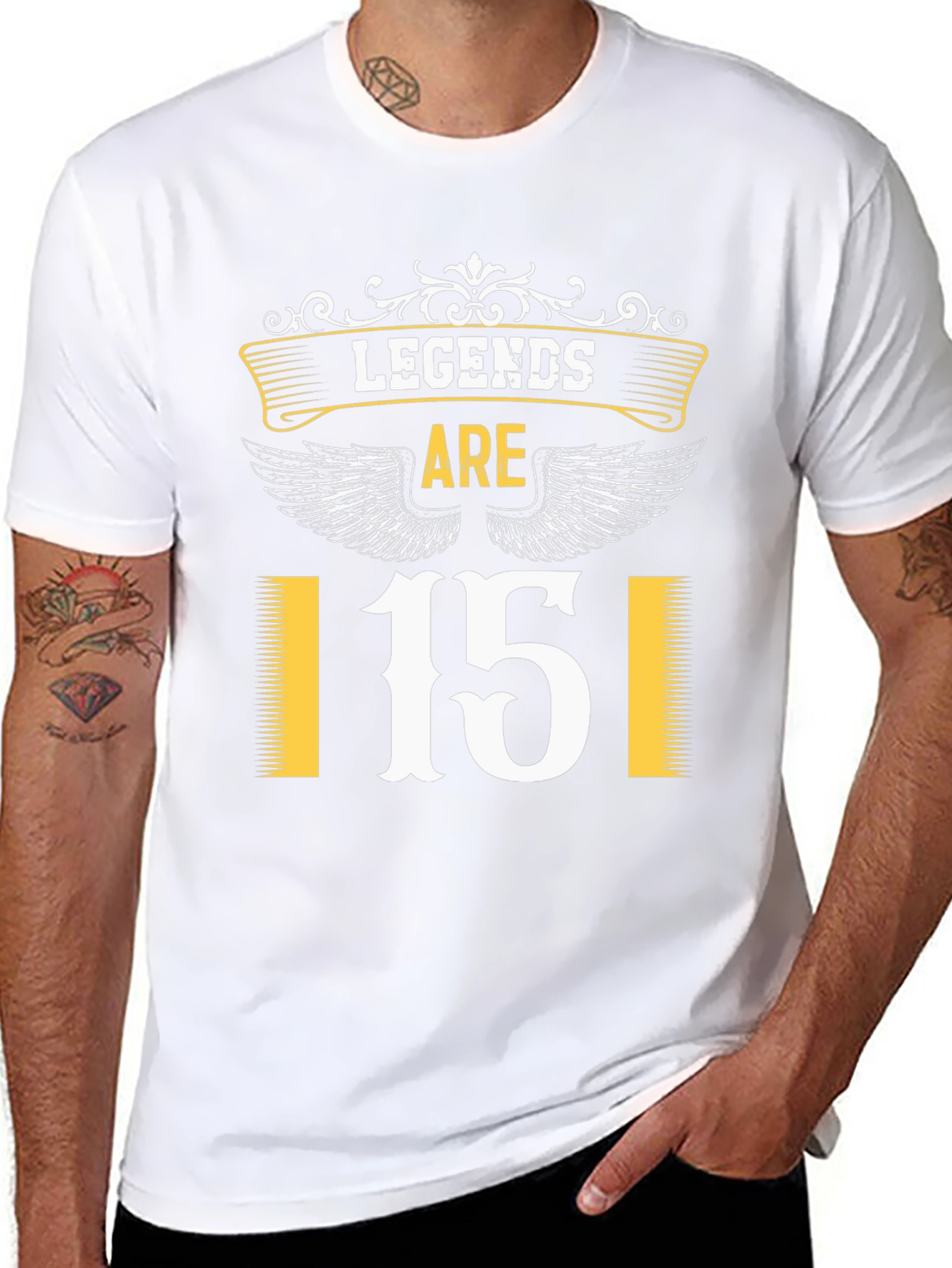 Legends Are 15 Birthday Graphic T-Shirt
