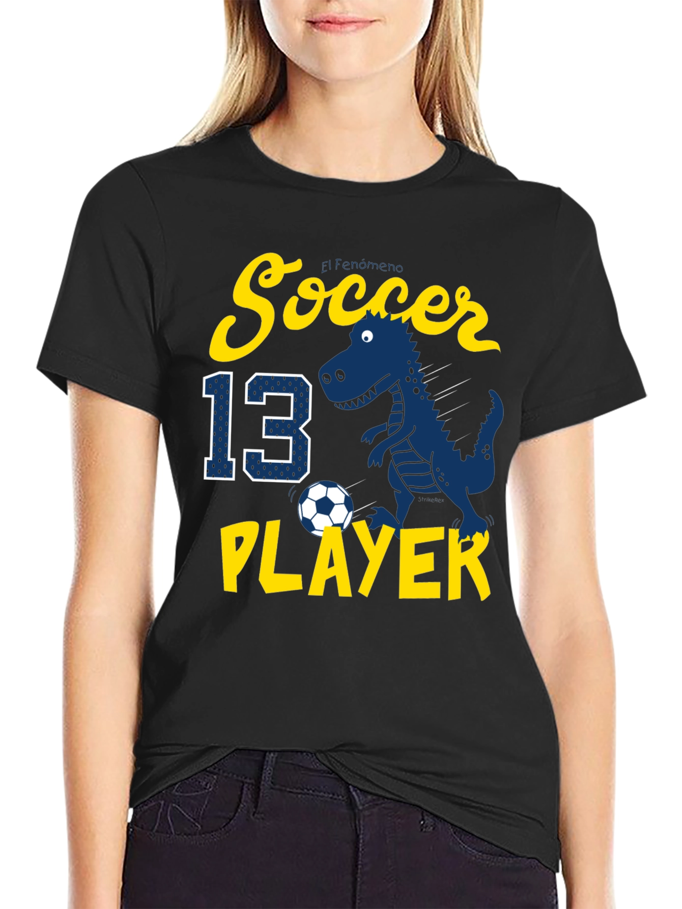 Soccer 13 Dinosaur T-Shirt Player Tee