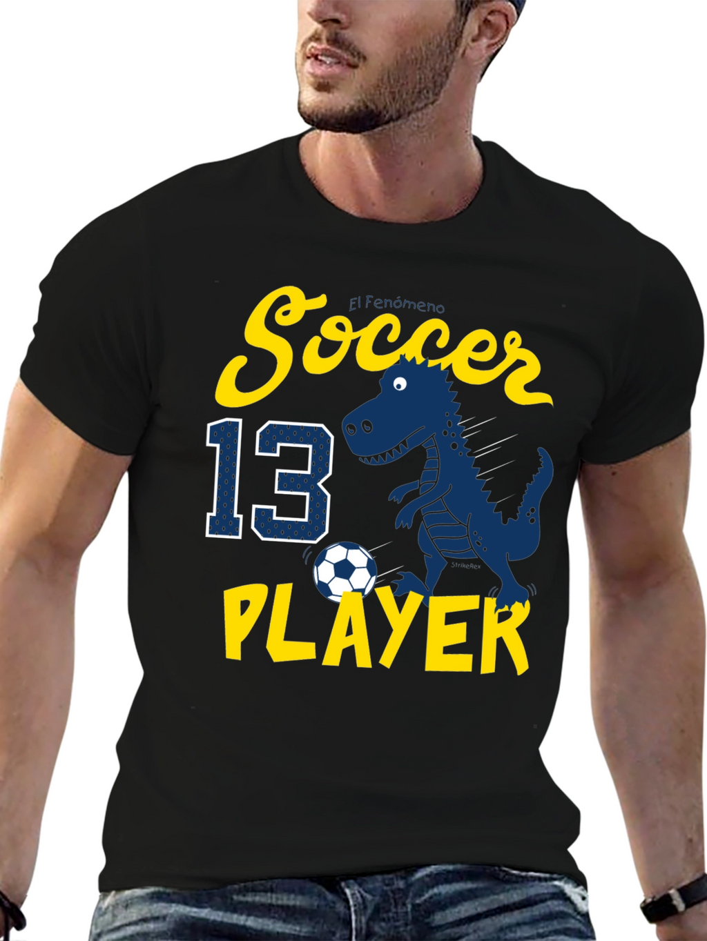 Soccer 13 Dinosaur T-Shirt Player Tee