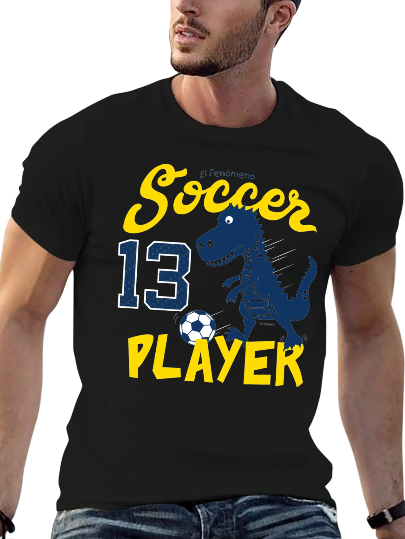 Soccer 13 Dinosaur T-Shirt Player Tee