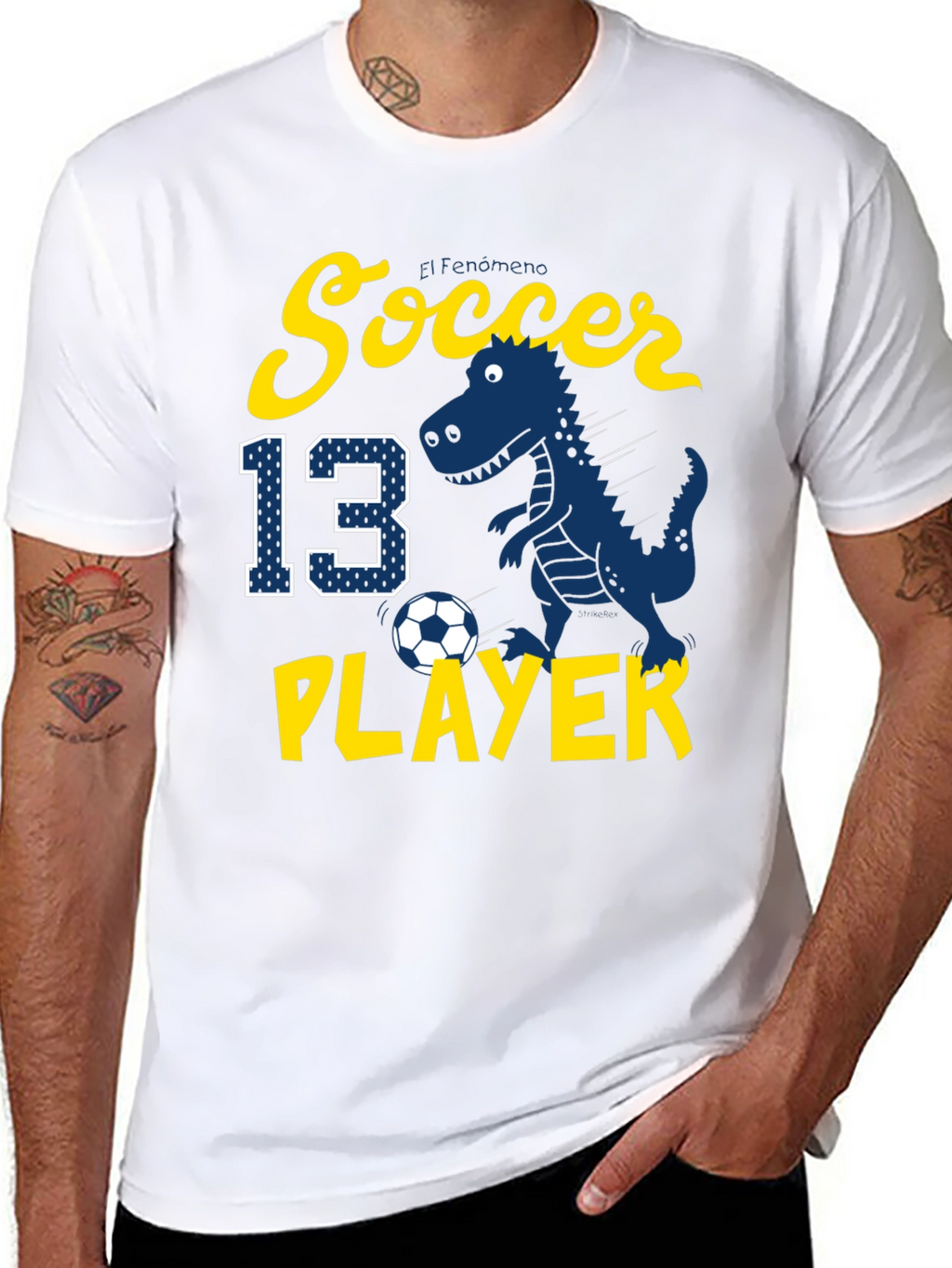 Soccer 13 Dinosaur T-Shirt Player Tee