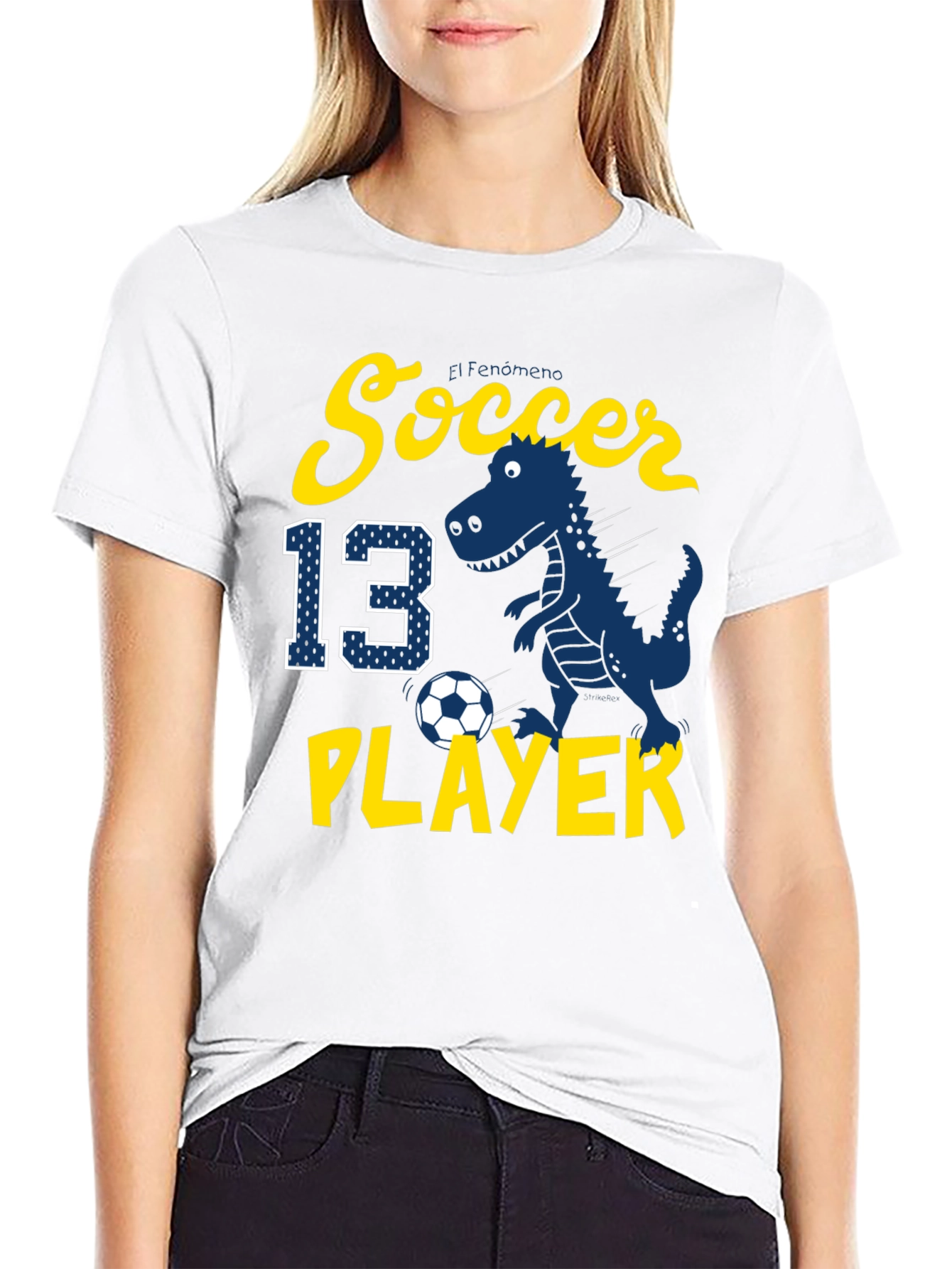 Soccer 13 Dinosaur T-Shirt Player Tee