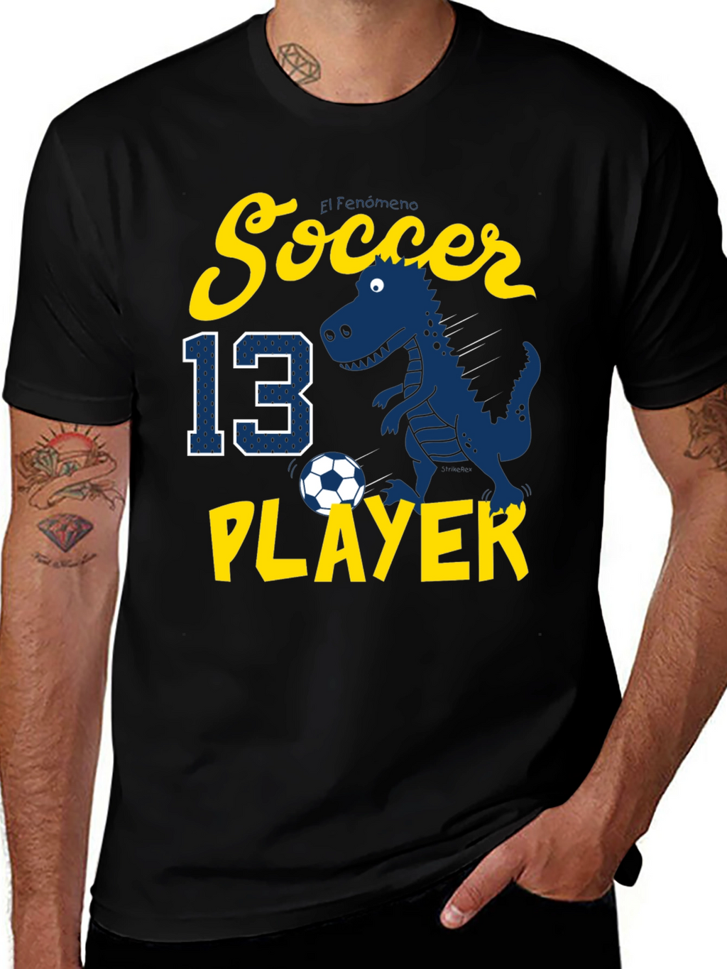 Soccer 13 Dinosaur T-Shirt Player Tee