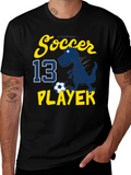 Soccer 13 Dinosaur T-Shirt Player Tee