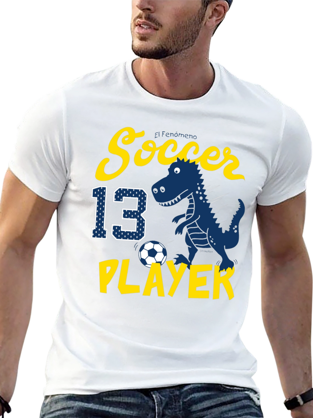 Soccer 13 Dinosaur T-Shirt Player Tee
