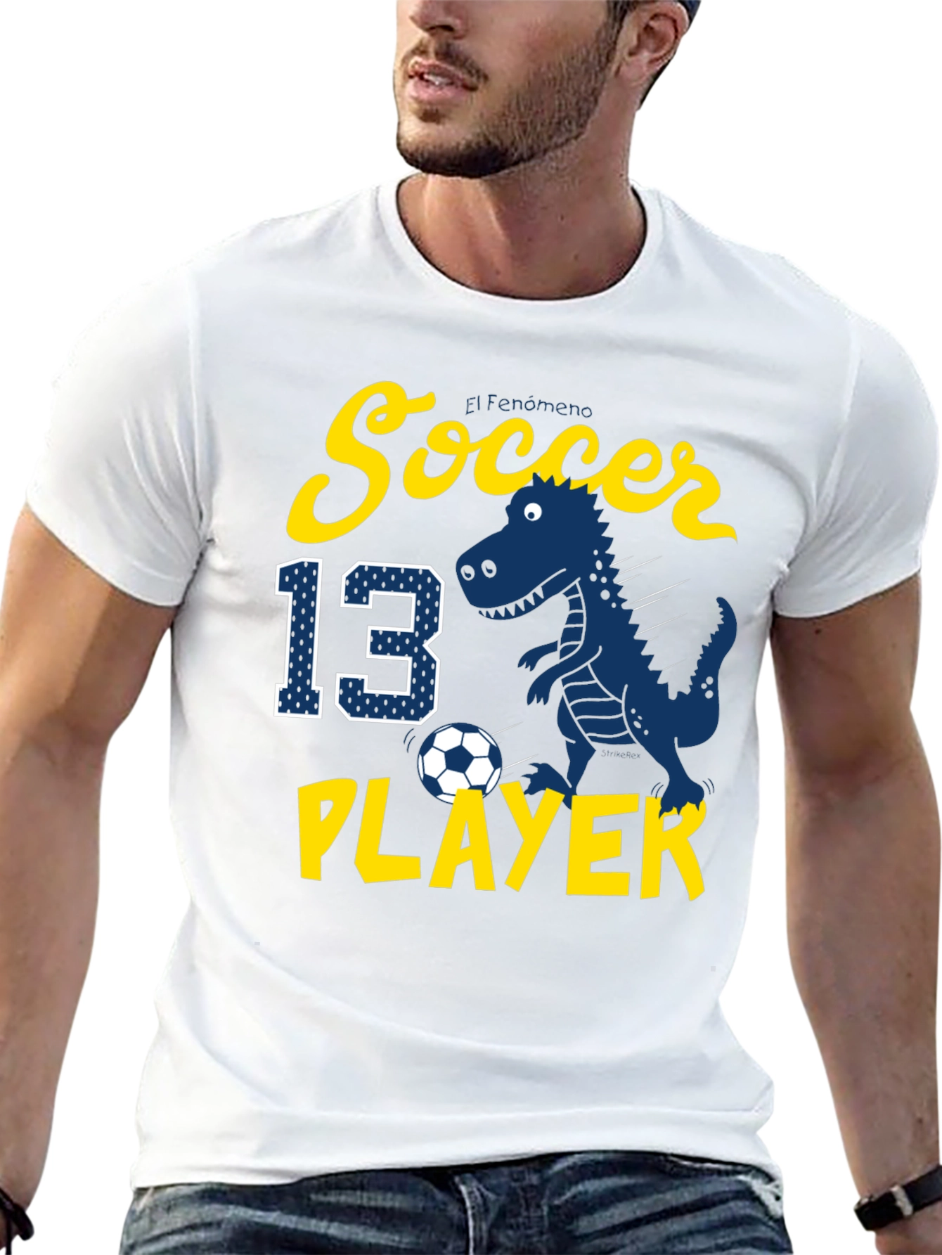 Soccer 13 Dinosaur T-Shirt Player Tee