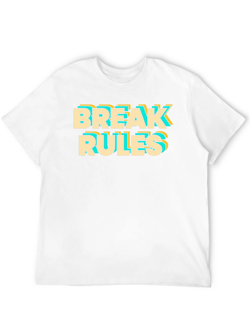 Break Rules Graphic Tee - Bold Statement Shirt