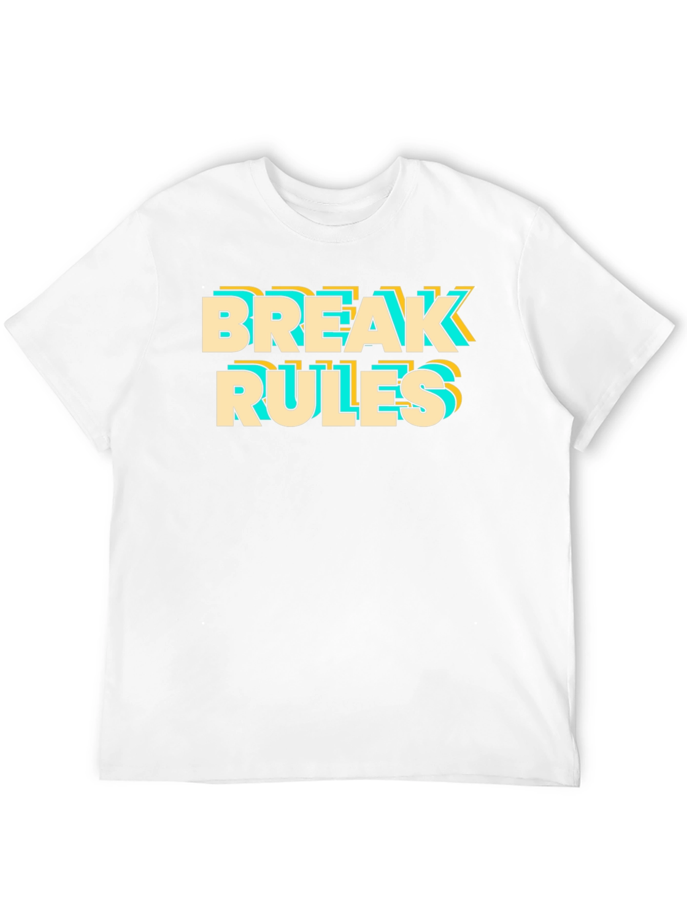 Break Rules Graphic Tee - Bold Statement Shirt