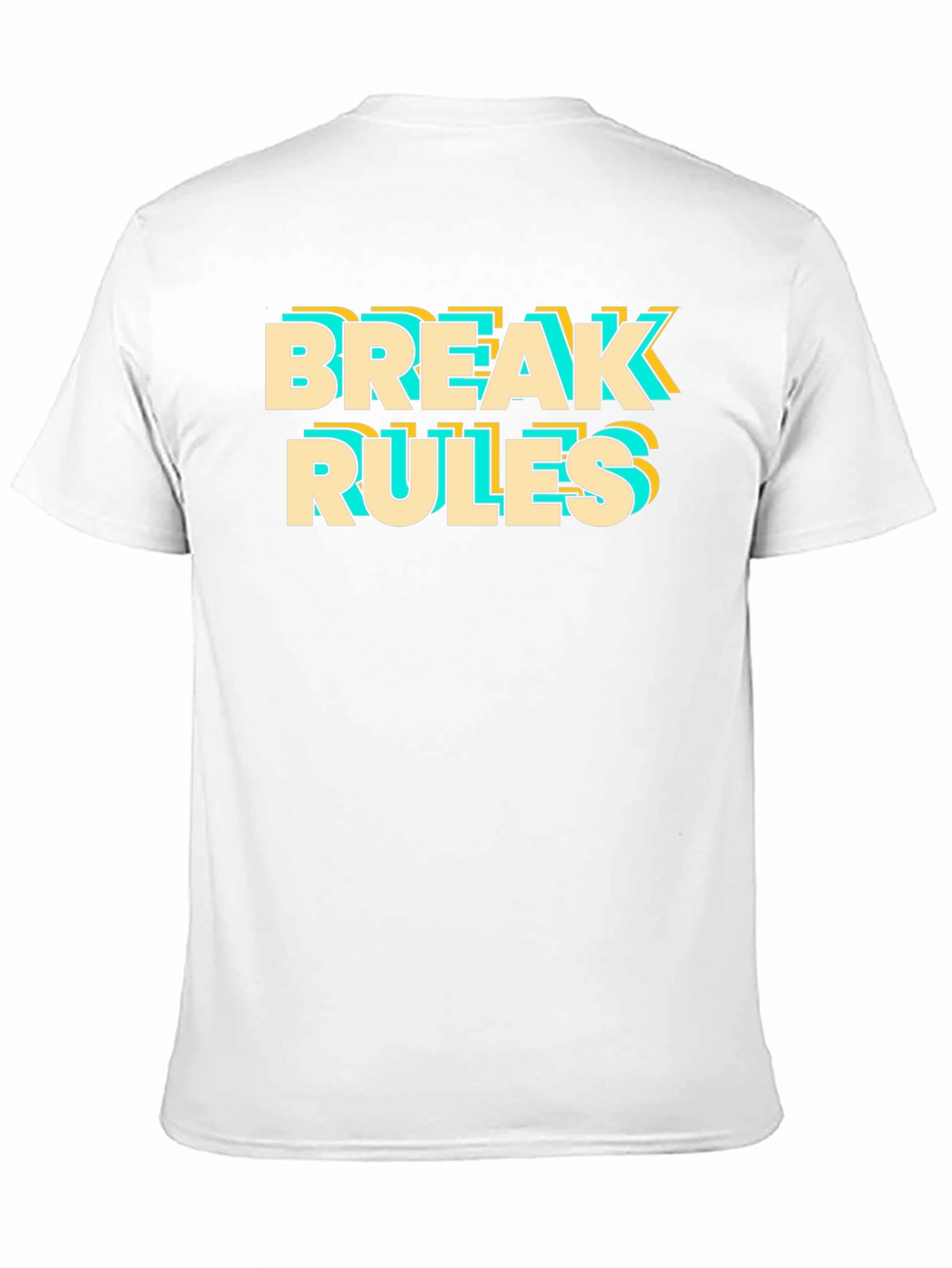 Break Rules Graphic Tee - Bold Statement Shirt