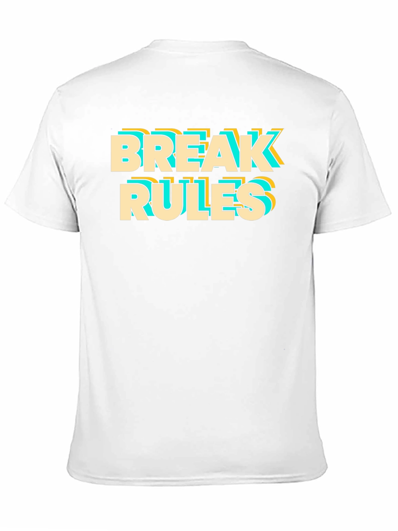 Break Rules Graphic Tee - Bold Statement Shirt