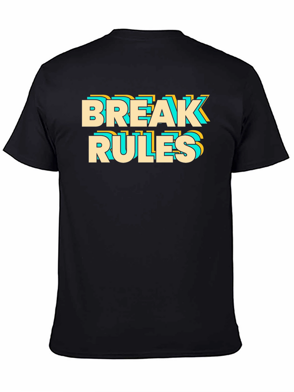 Break Rules Graphic Tee - Bold Statement Shirt