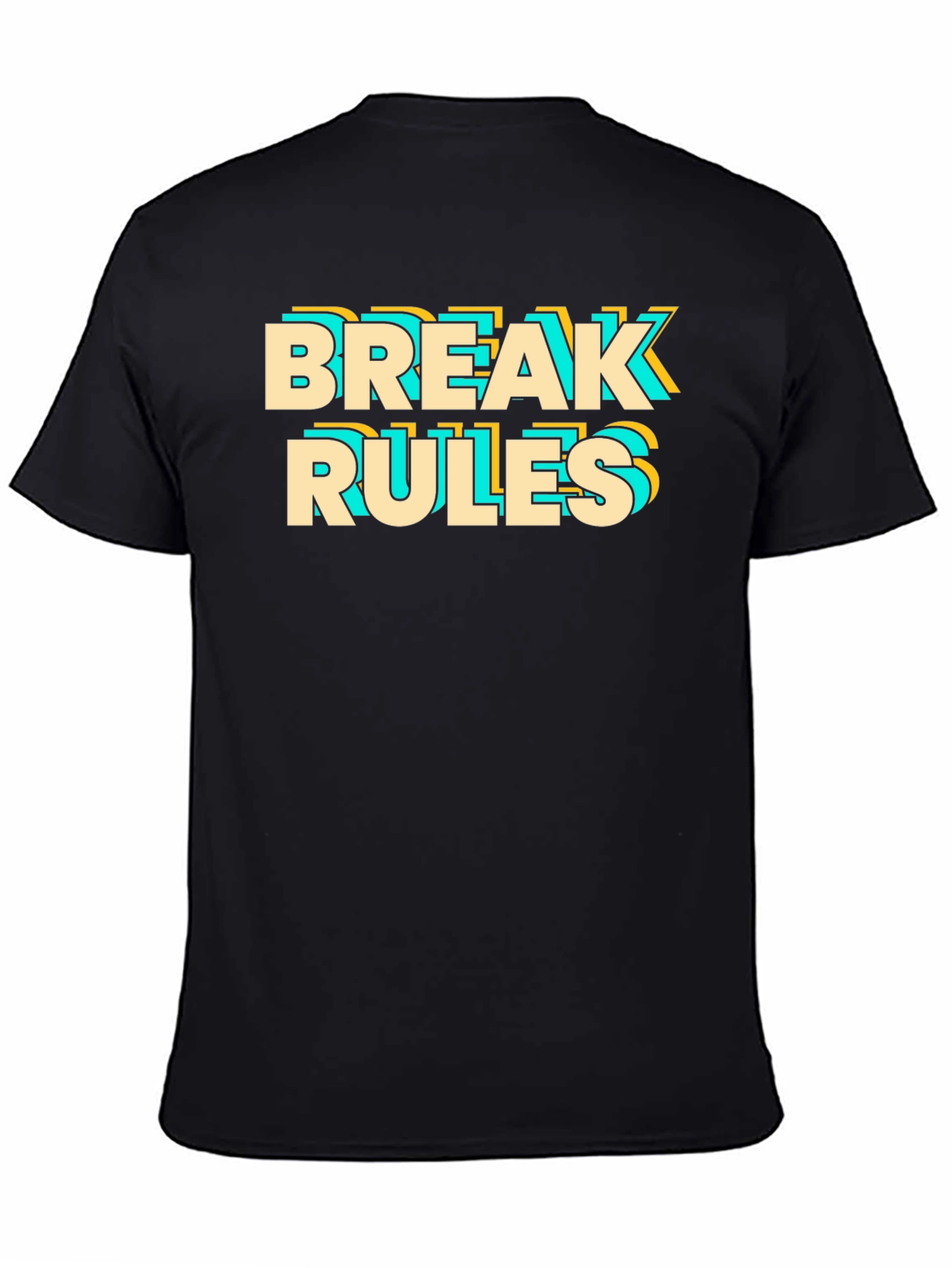 Break Rules Graphic Tee - Bold Statement Shirt