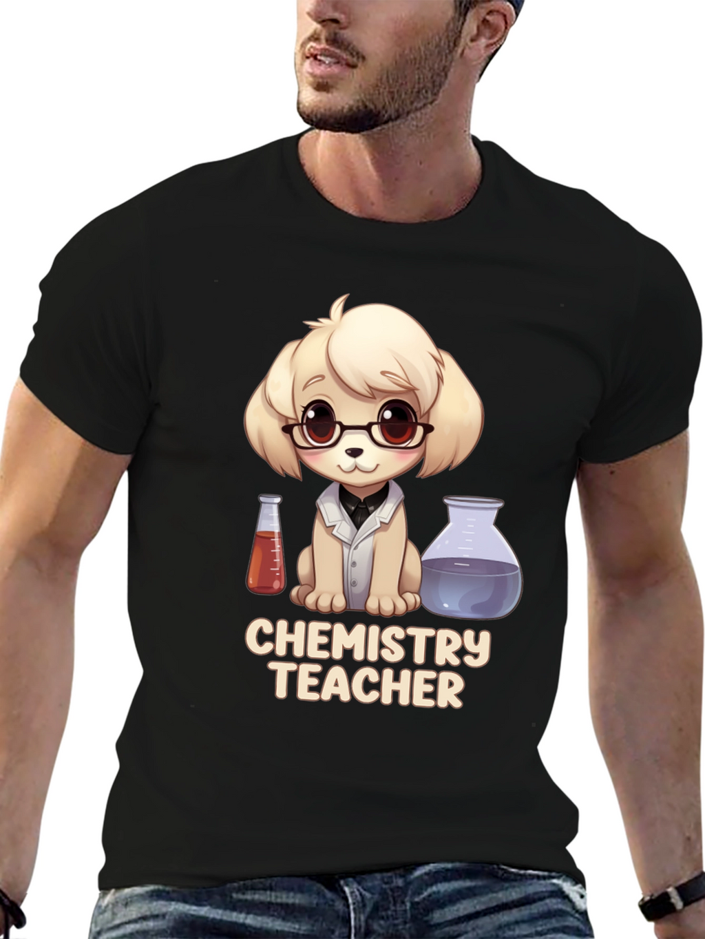 Chemistry Teacher Dog T-Shirt