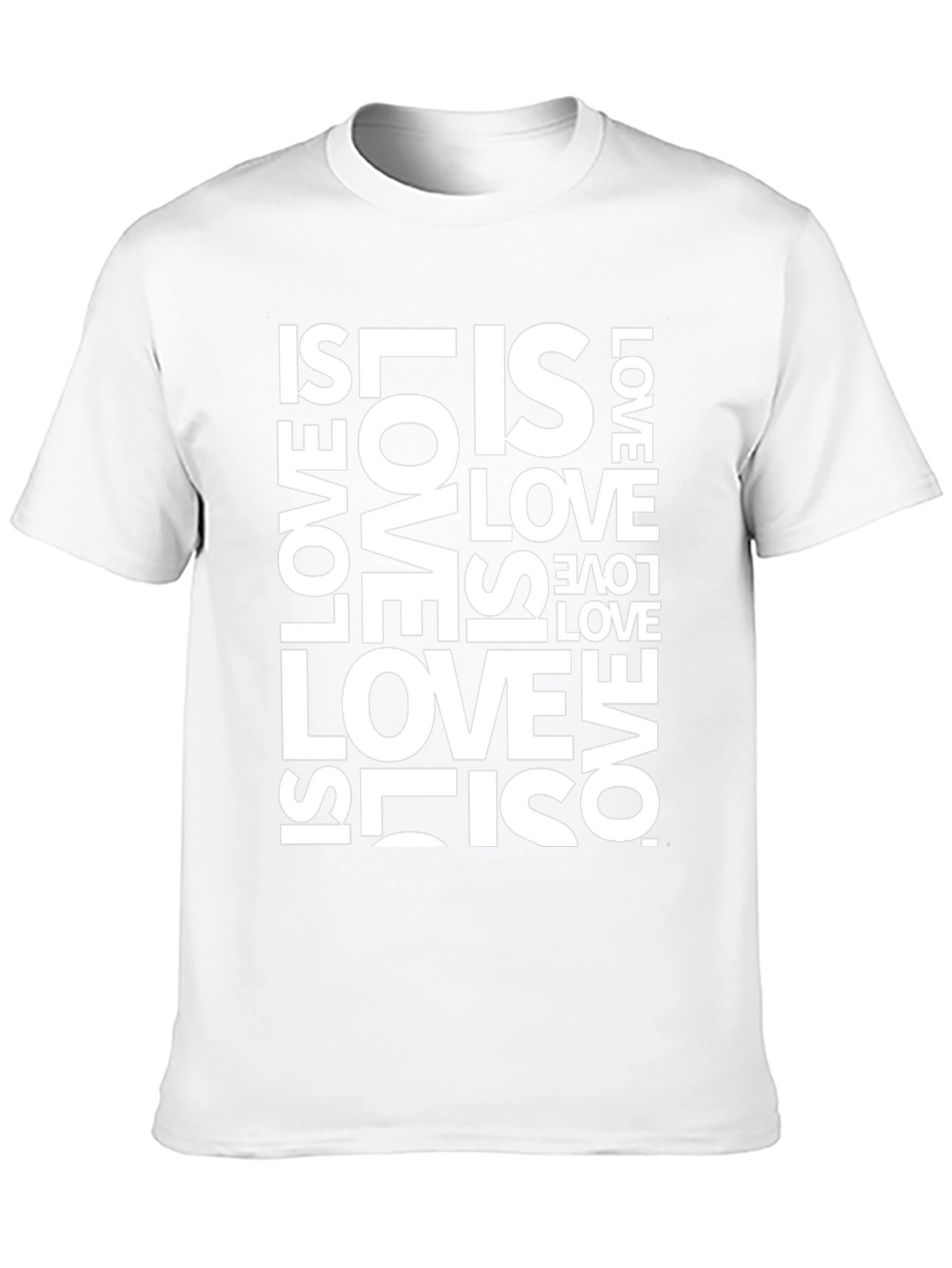 Love Is Love Graphic Tee - Black Casual Shirt