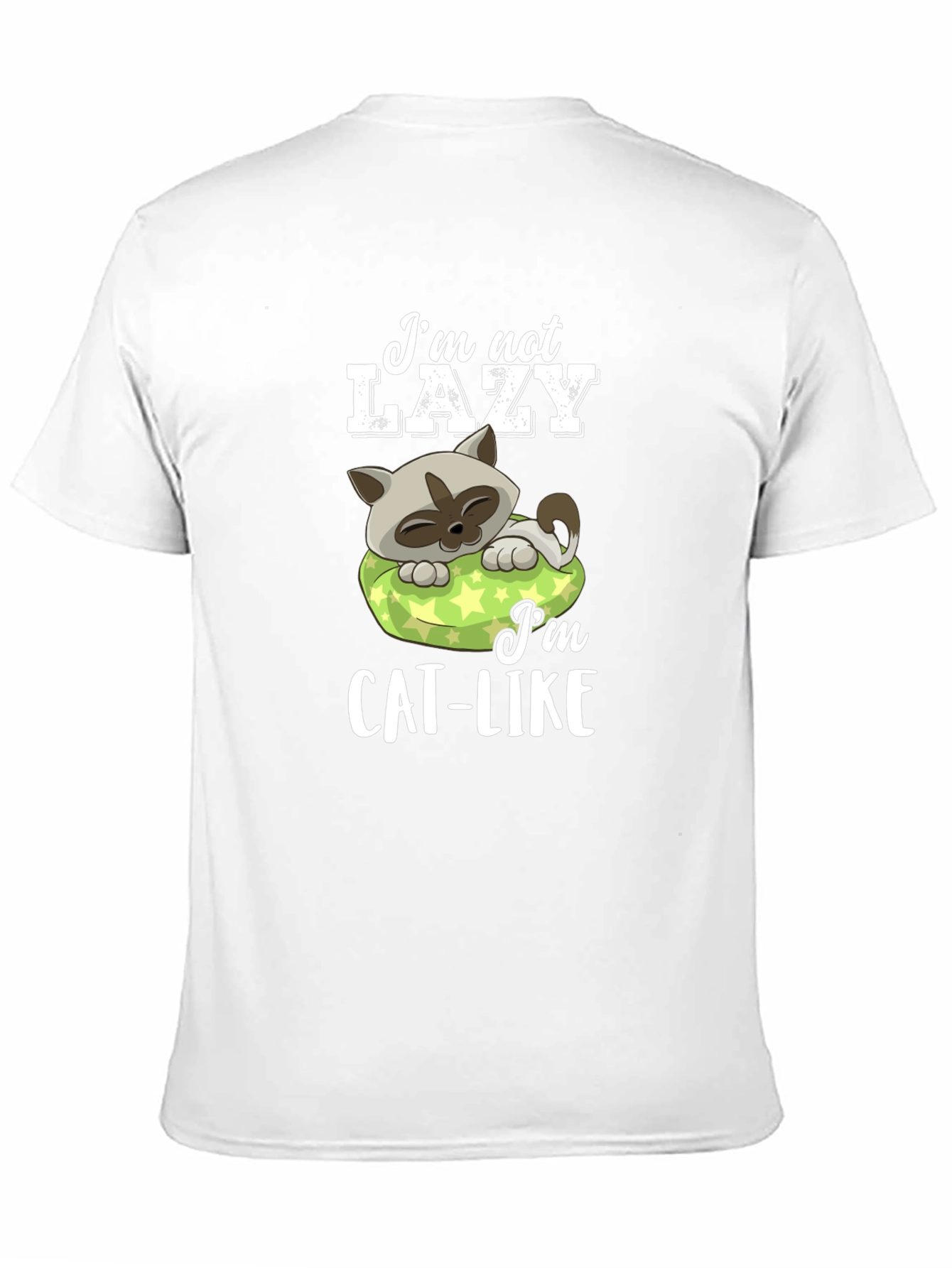 Im Not Lazy Im Cat-Like Graphic T-Shirt