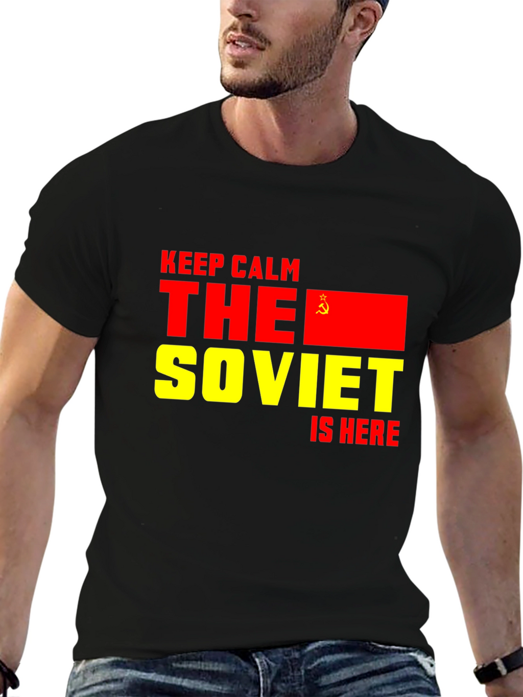 Soviet Is Here T-Shirt - Keep Calm Design