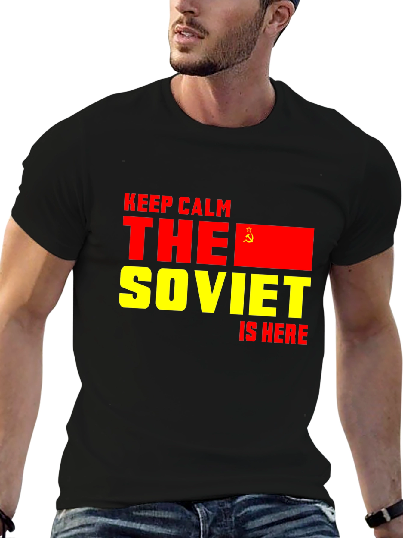 Soviet Is Here T-Shirt - Keep Calm Design