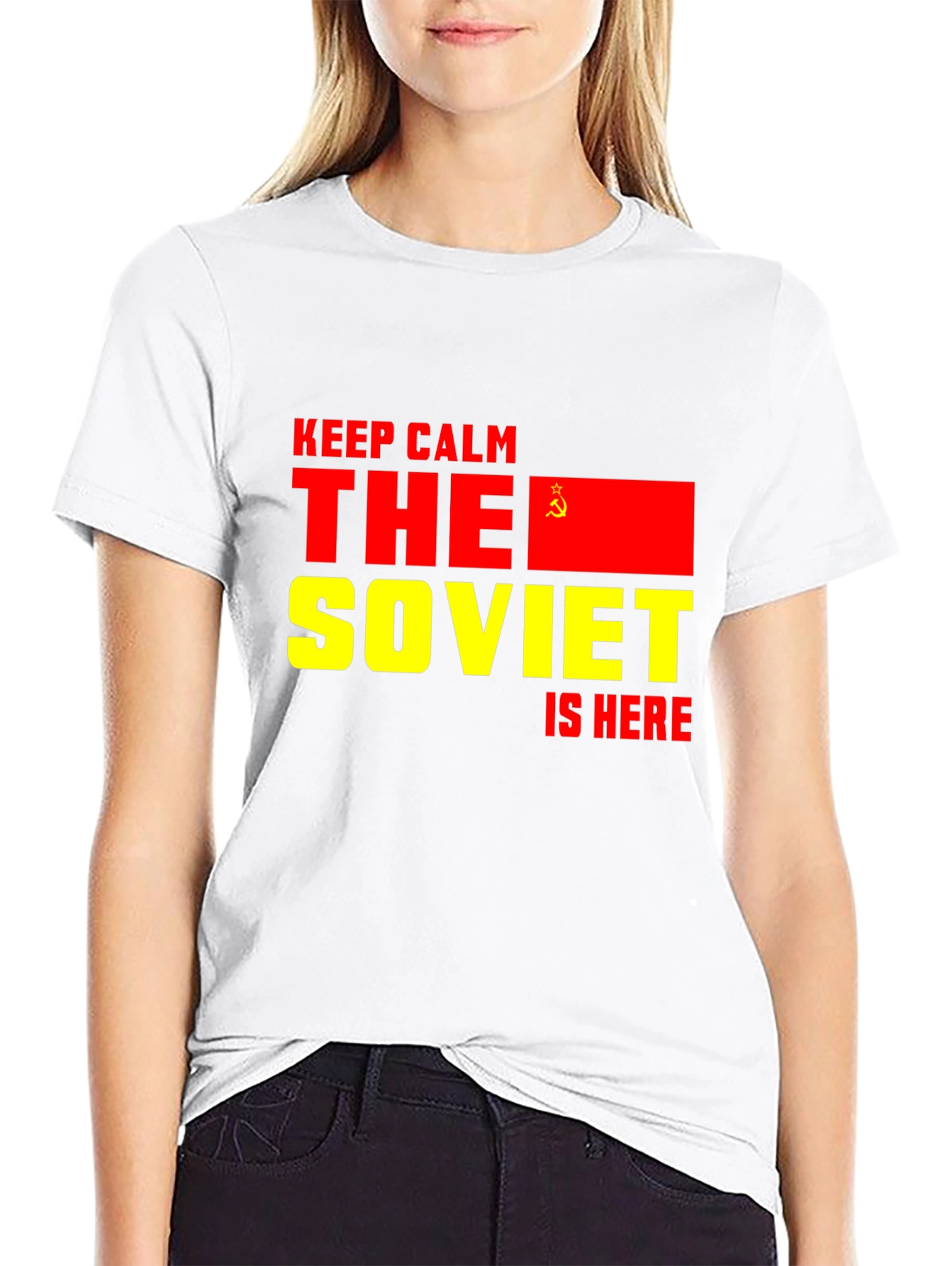 Soviet Is Here T-Shirt - Keep Calm Design