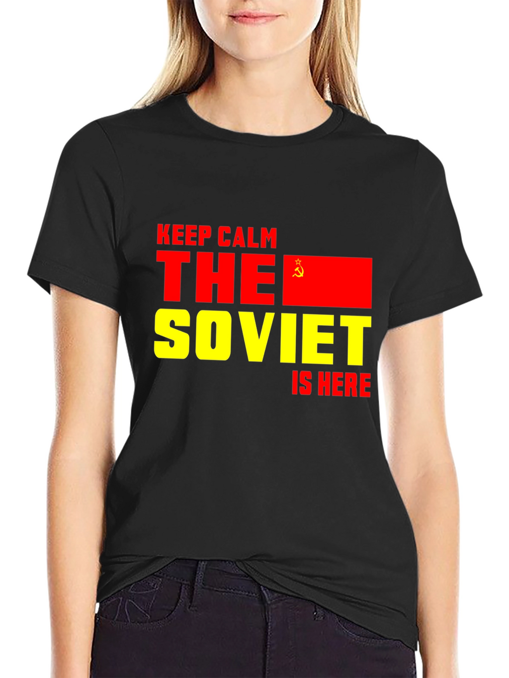 Soviet Is Here T-Shirt - Keep Calm Design