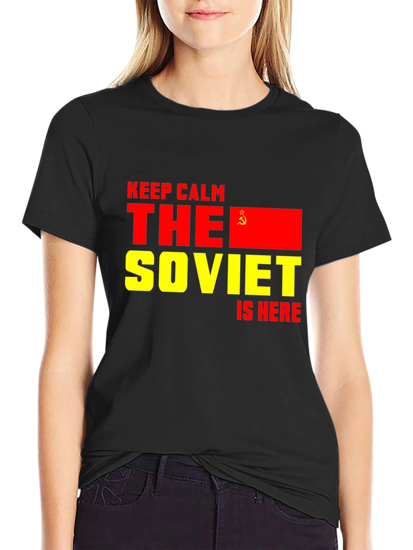 Soviet Is Here T-Shirt - Keep Calm Design