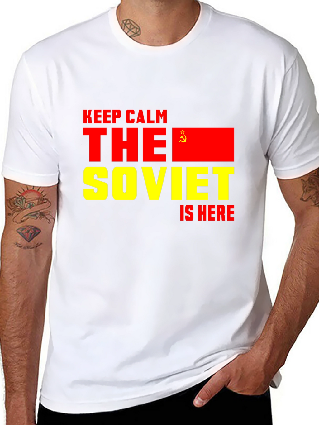 Soviet Is Here T-Shirt - Keep Calm Design