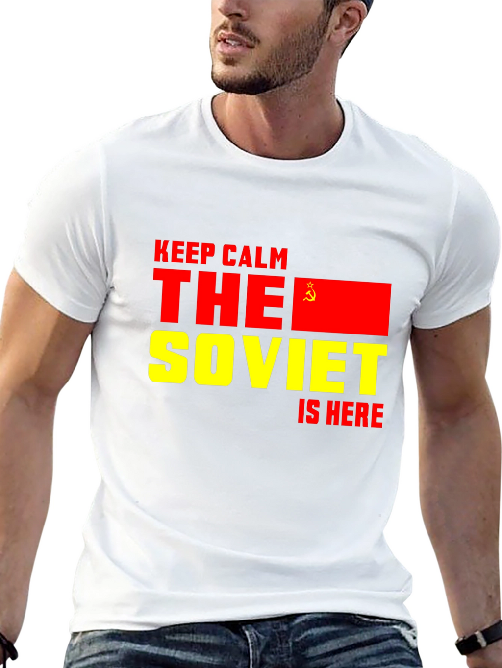 Soviet Is Here T-Shirt - Keep Calm Design