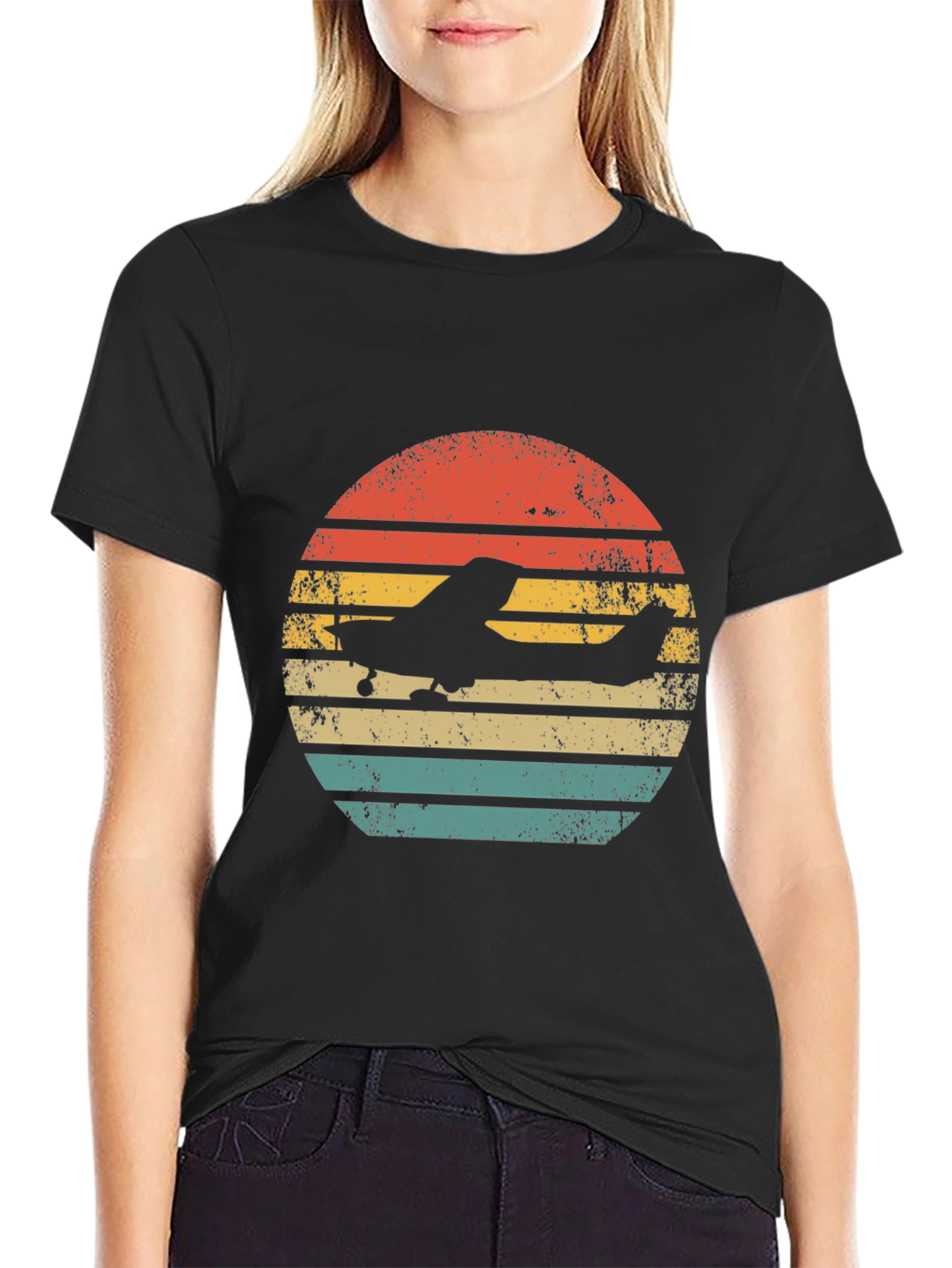 Vintage Airplane T-Shirt - Pilot Gift