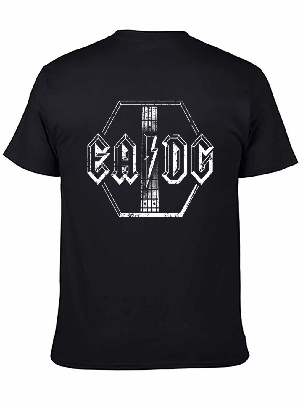 Retro AC/DC Guitar T-Shirt - Rock Band Tee
