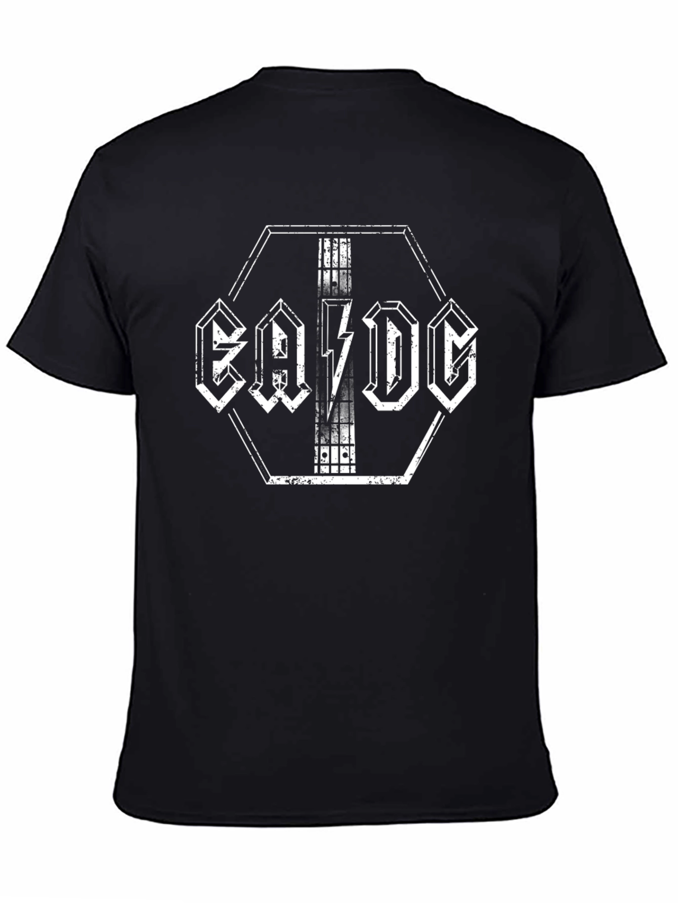 Retro AC/DC Guitar T-Shirt - Rock Band Tee