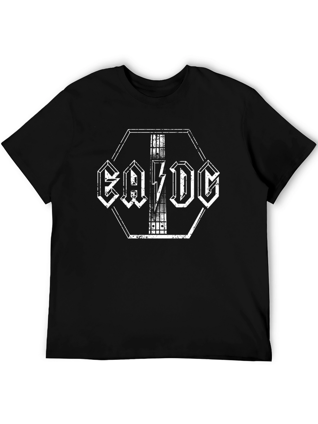Retro AC/DC Guitar T-Shirt - Rock Band Tee