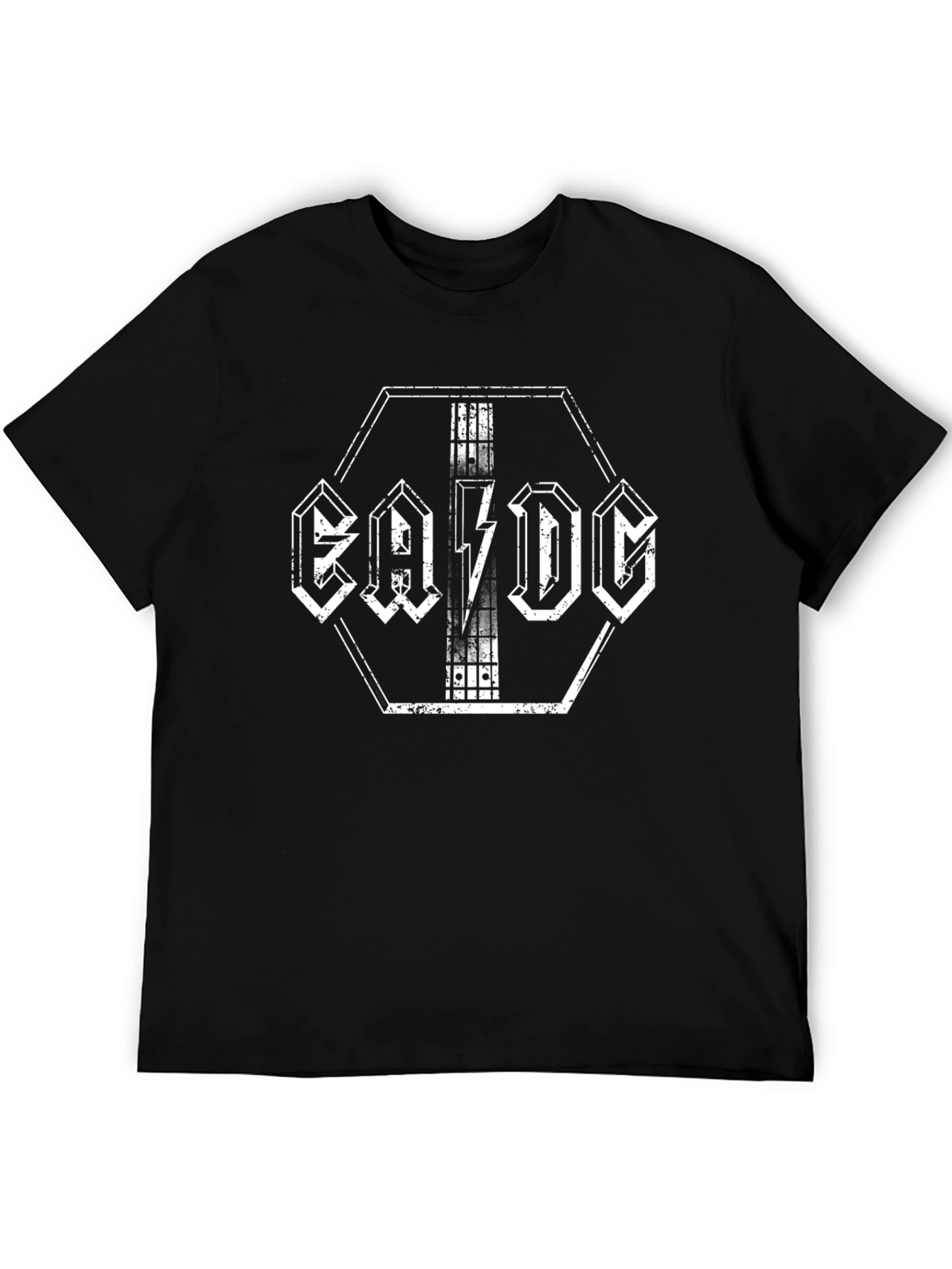 Retro AC/DC Guitar T-Shirt - Rock Band Tee