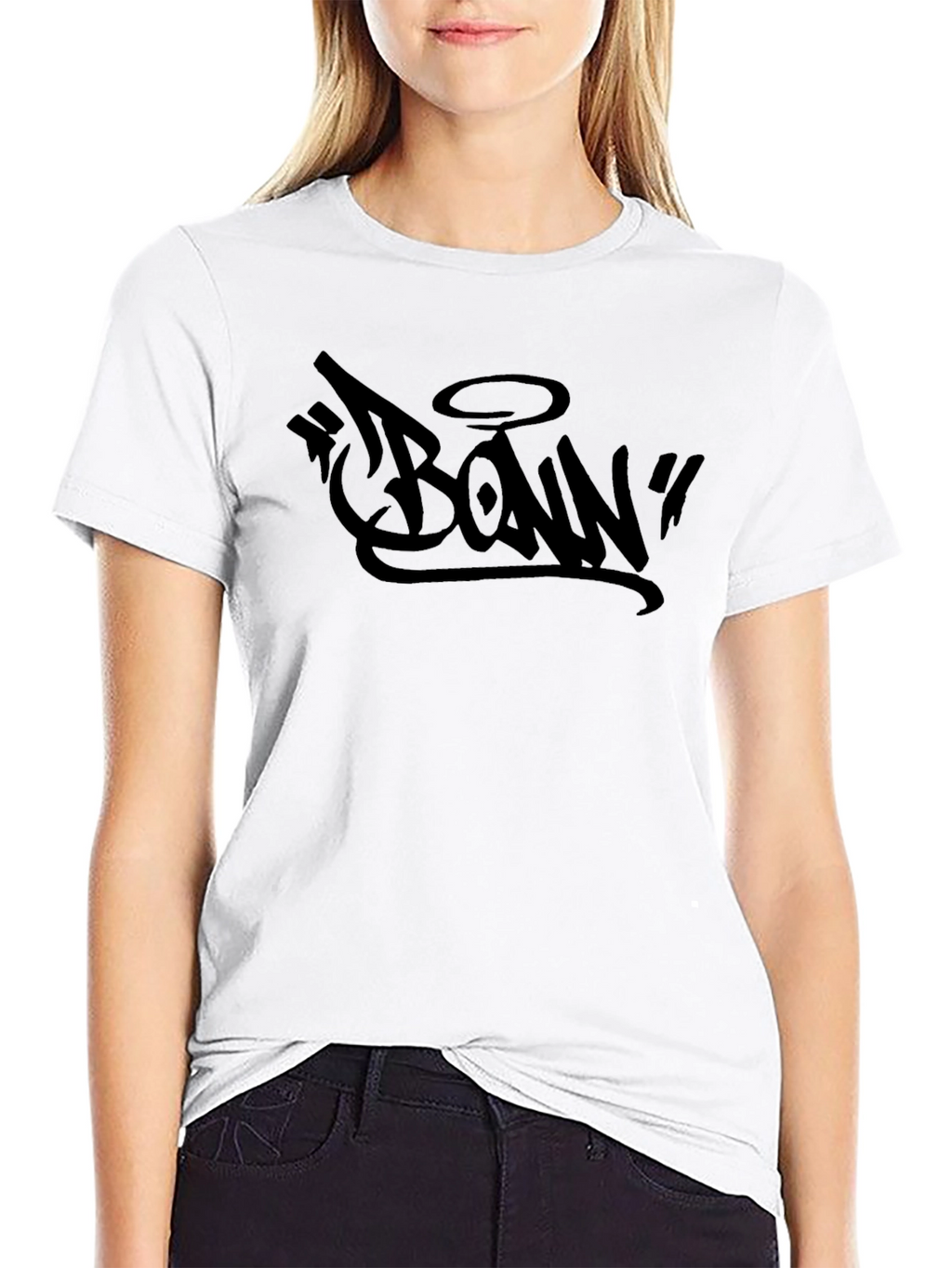 Urban Style Bonn Graphic Tee - Black