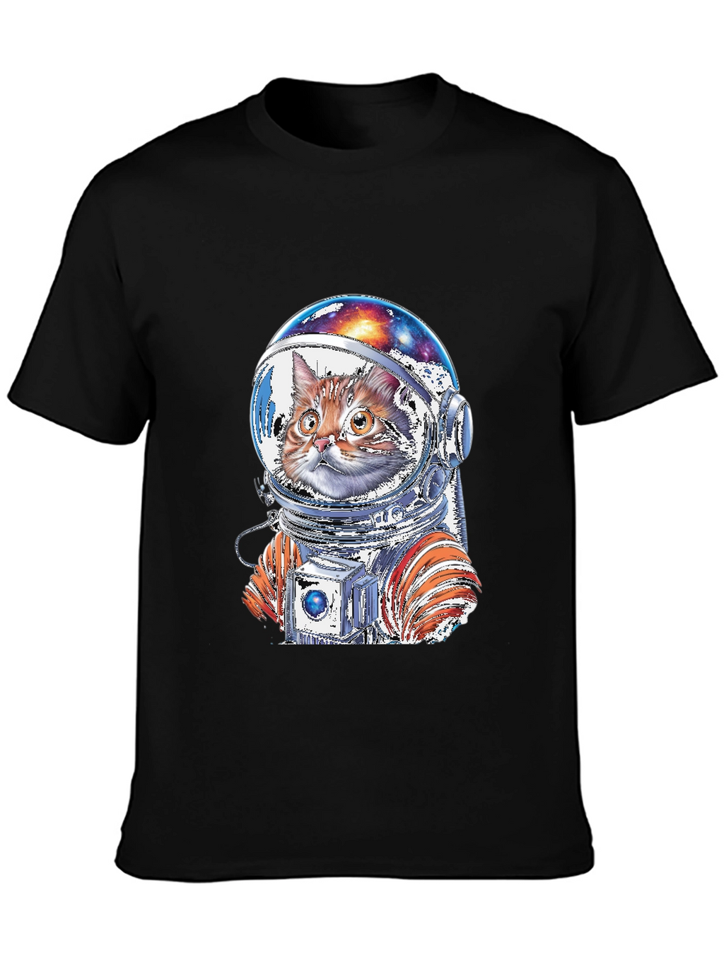 Cat Astronaut Graphic T-Shirt - Space Adventure