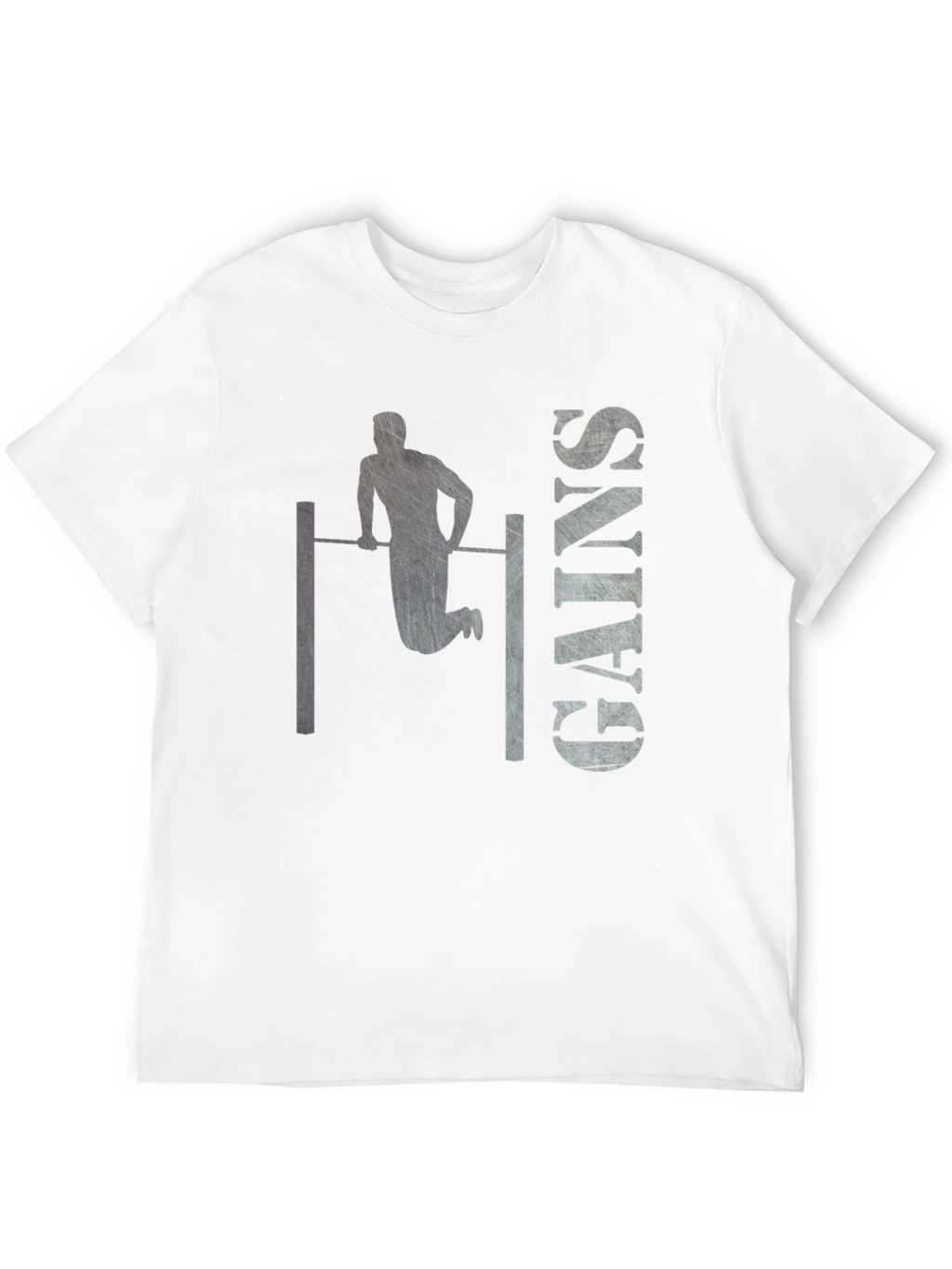 Gym Gains Graphic T-Shirt - Black
