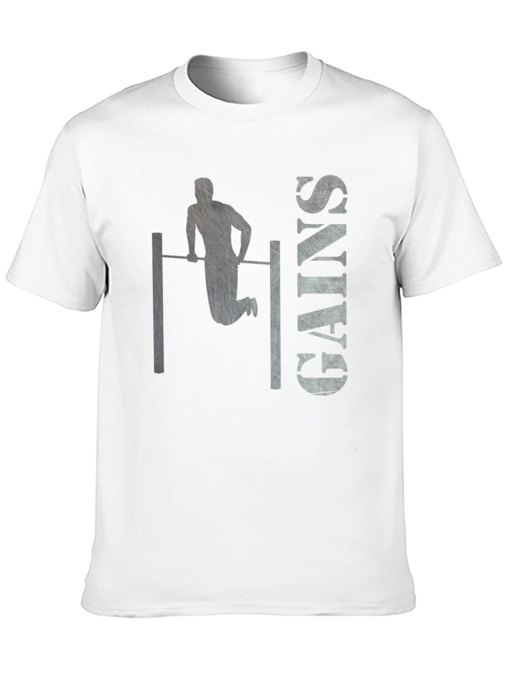 Gym Gains Graphic T-Shirt - Black