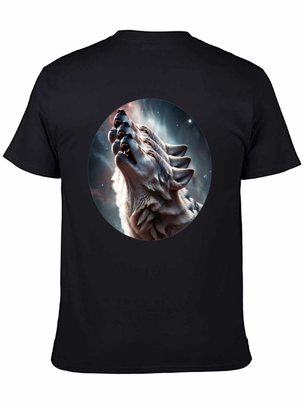 Wolf Pack Howling Galaxy Tee