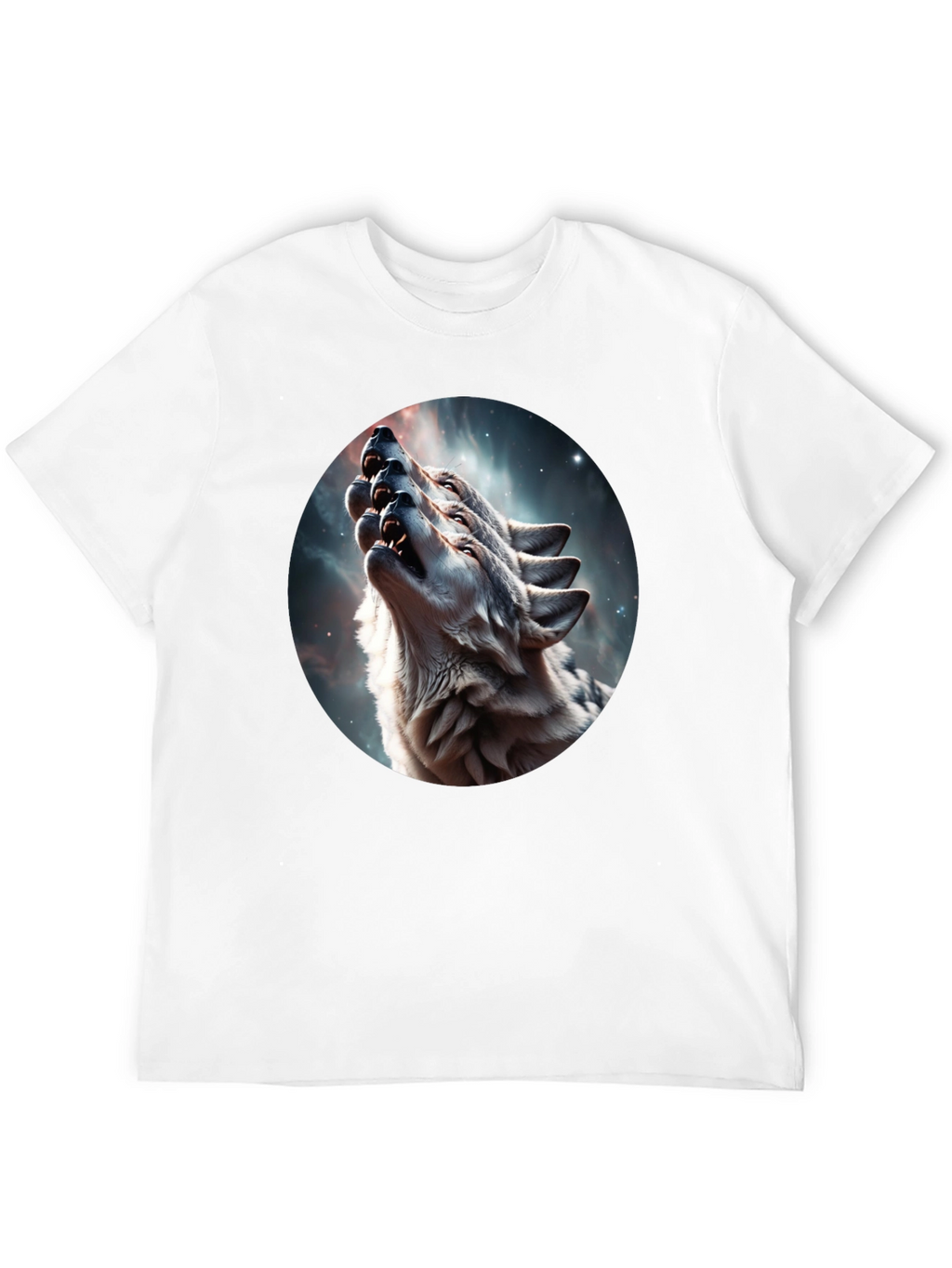 Wolf Pack Howling Galaxy Tee