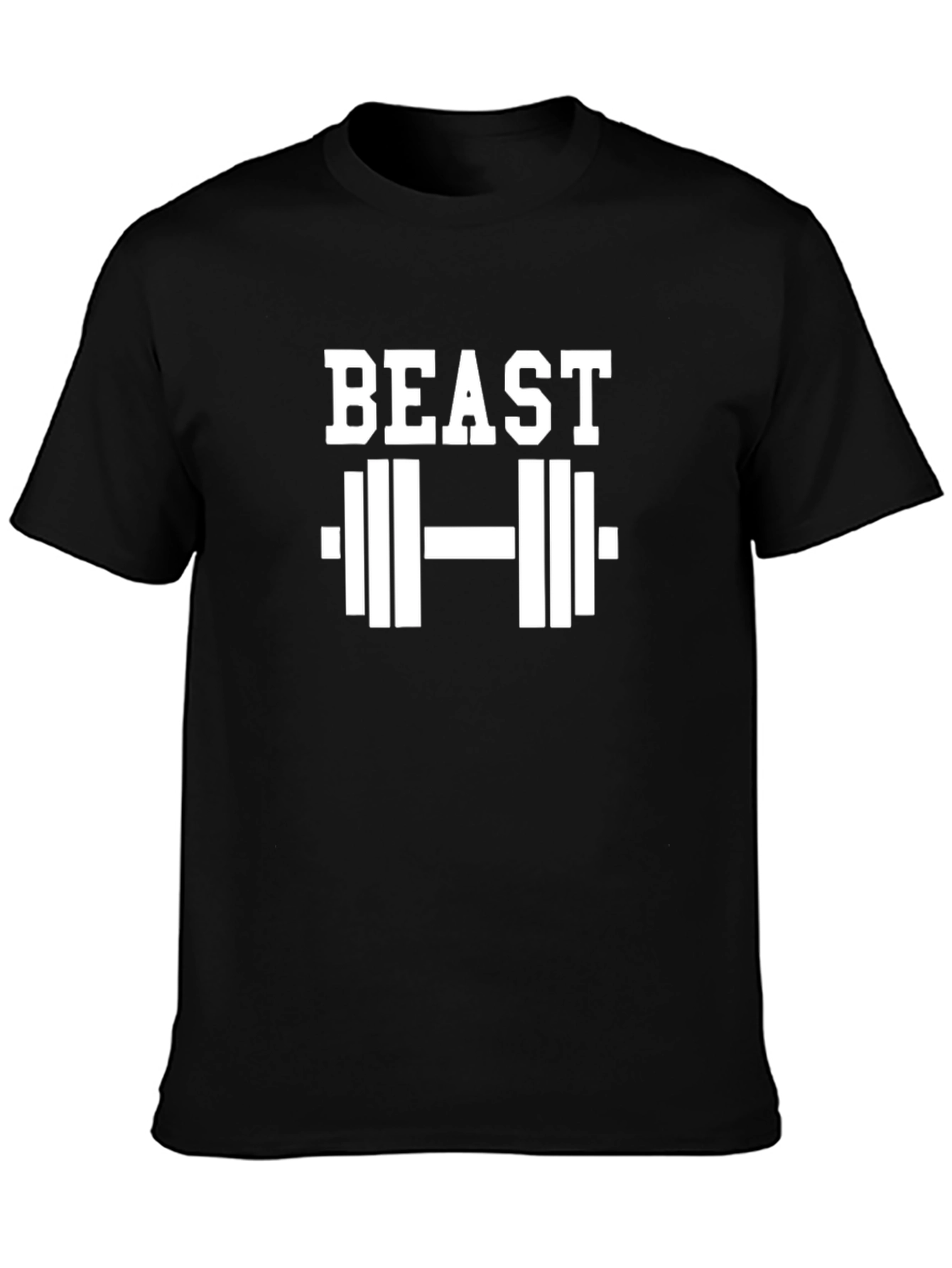 Beast Mode Workout Tee - Black