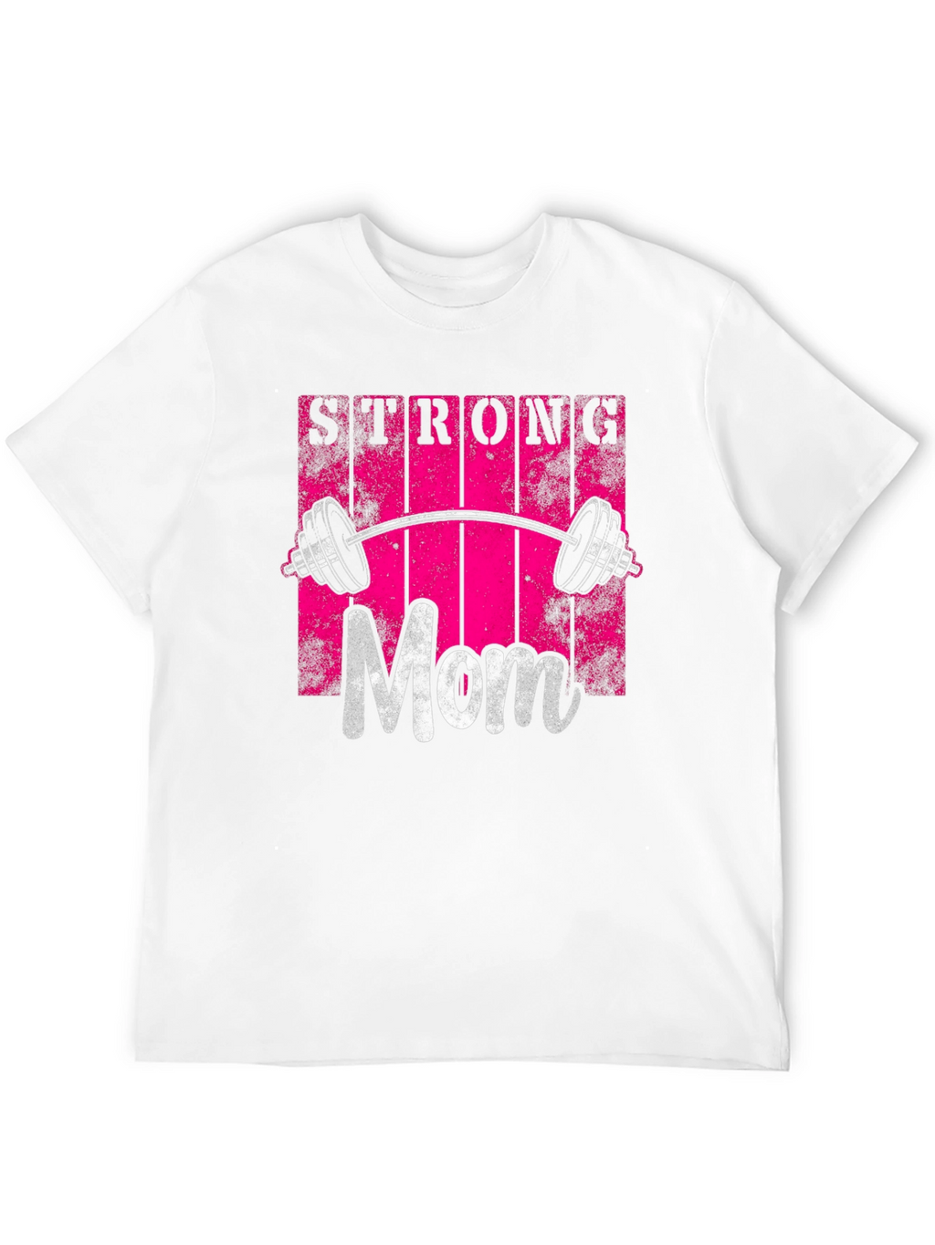 Strong Mom Graphic Tee - Fitness Design