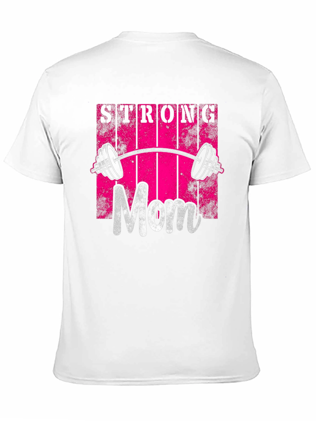 Strong Mom Graphic Tee - Fitness Design