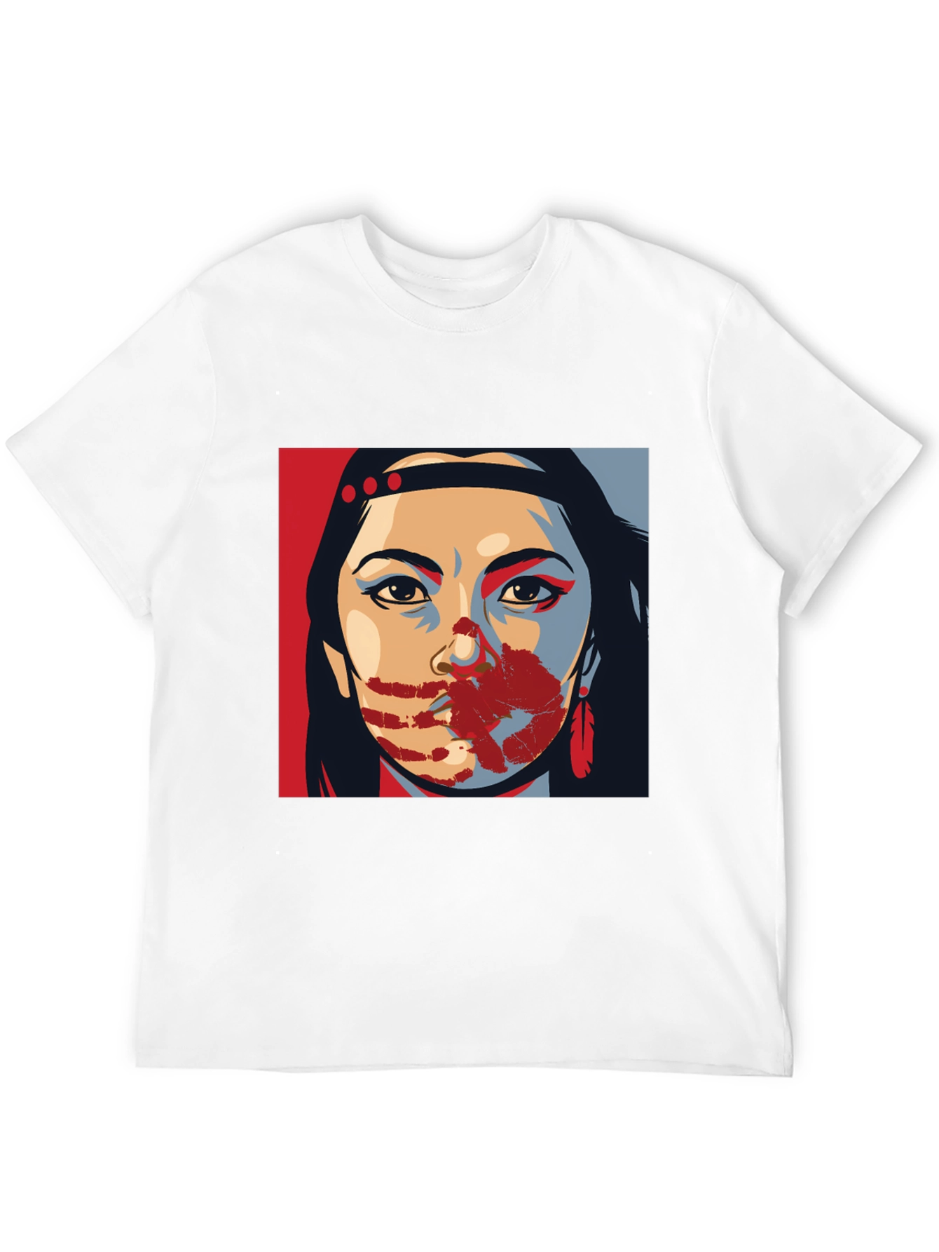 Native American Woman T-Shirt: Bold Statement Tee